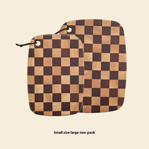 The Perfect Kitchen Companion: Acacia Wood Grid Cutting Board