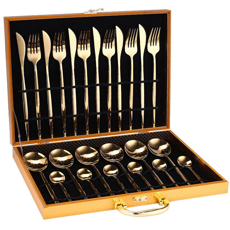 Elevate Your Dining Experience with Our 24pcs Luxury Cutlery Set