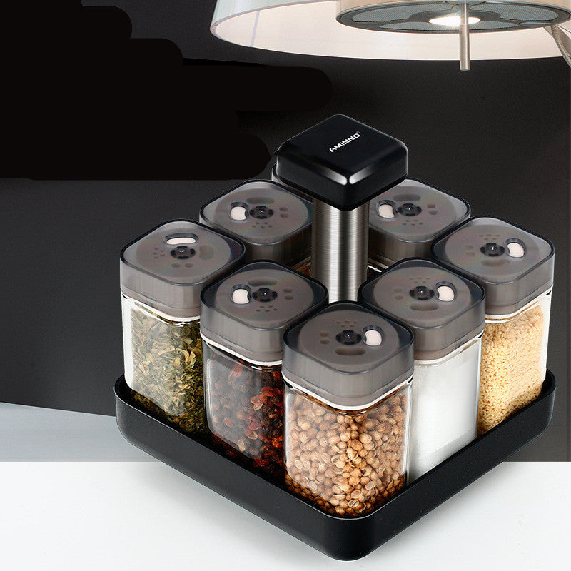 Transform Your Kitchen with the Spice Jar Glass Organizer