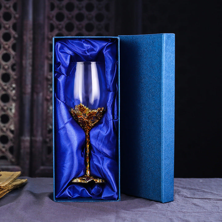 Elevate Your Wine Experience with Our Enamel Red Wine Glass Decanter Set