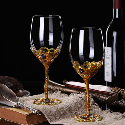 Crystal Red Wine Glass Decanter Set