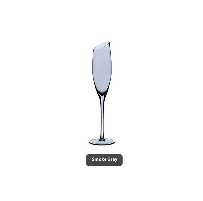 Beveled Crystal Red Wine & Champagne Glass