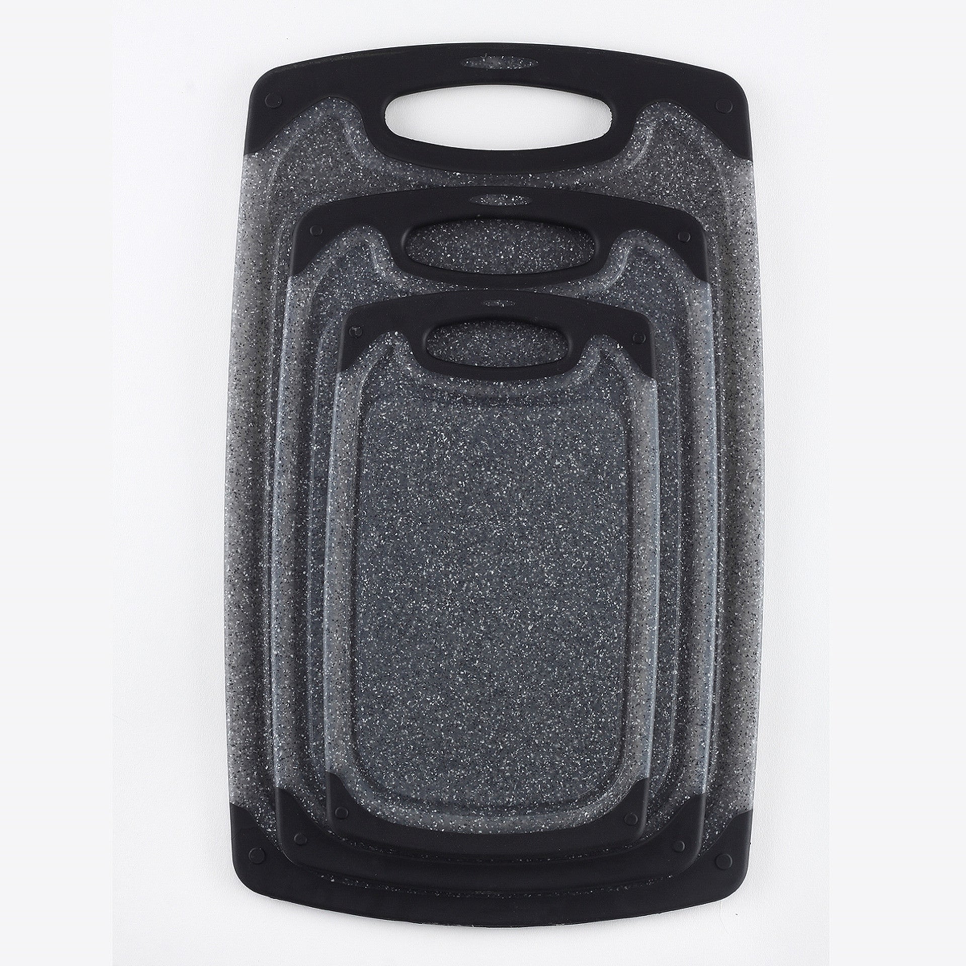 3-Piece Hangable Plastic Cutting Board Set