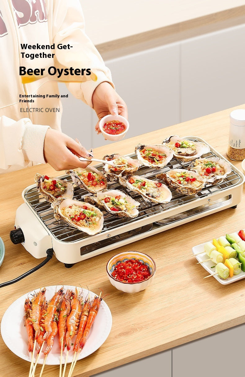 Electric Smoke-Free Indoor BBQ Grill