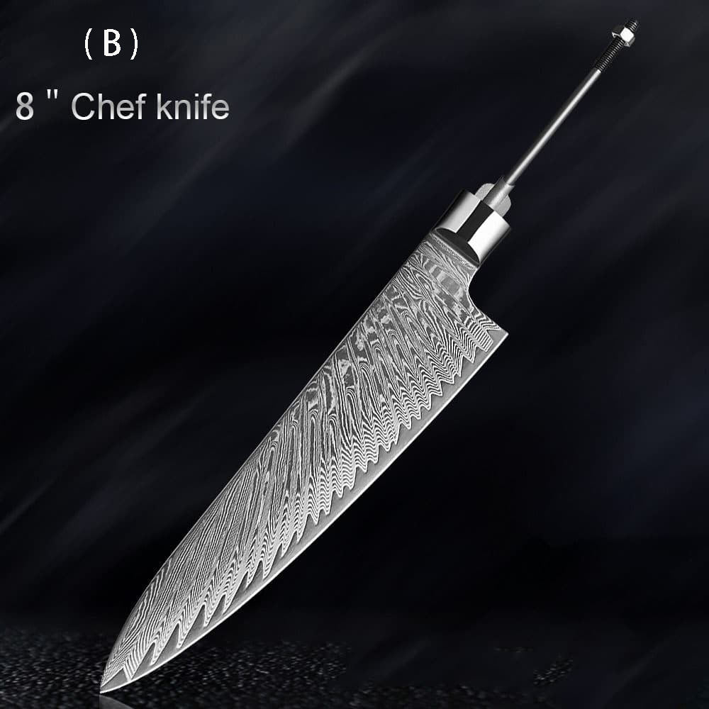 High-Hardness Damascus Kitchen Knife