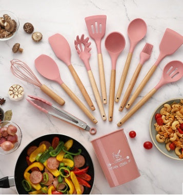 Heat-Resistant Silicone Cooking Utensil Set