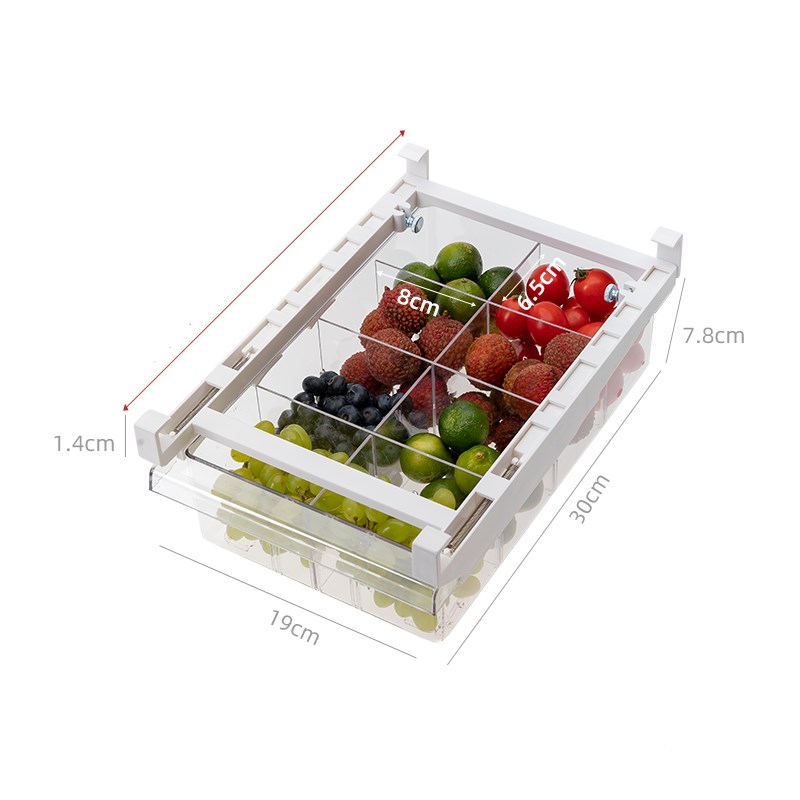 Adjustable Pull-Out Kitchen & Fridge Organizer