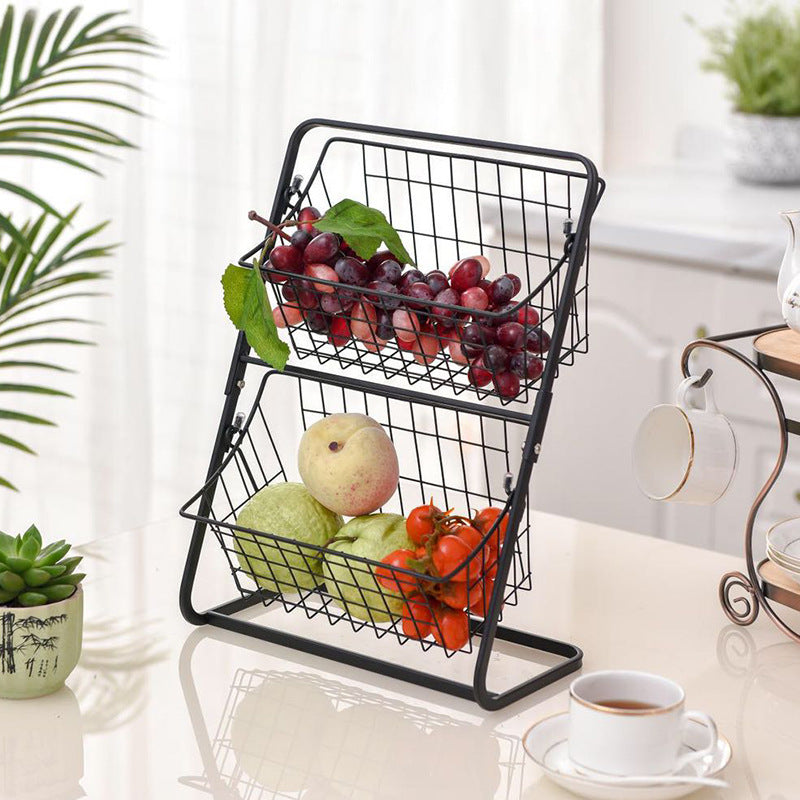Stainless Steel Multi-Layer Kitchen Storage Rack