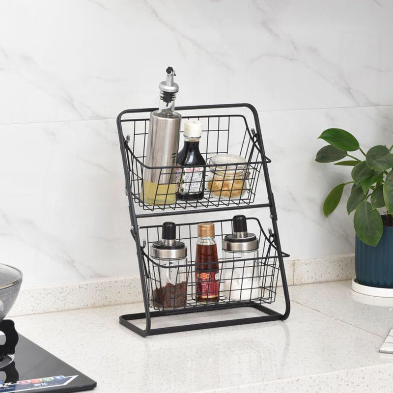 Stainless Steel Multi-Layer Kitchen Storage Rack