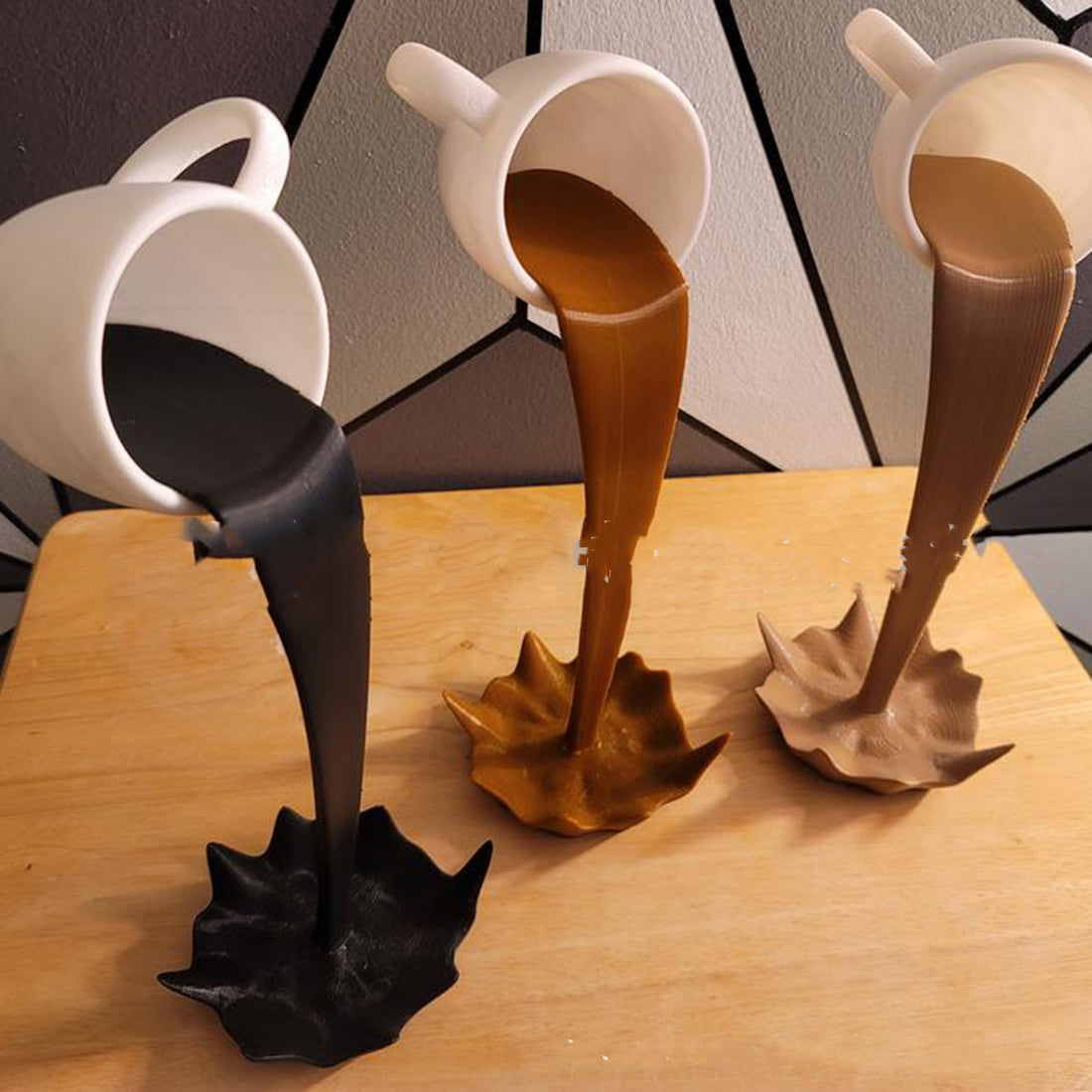 Floating Coffee Cup Creative Kitchen Ornament
