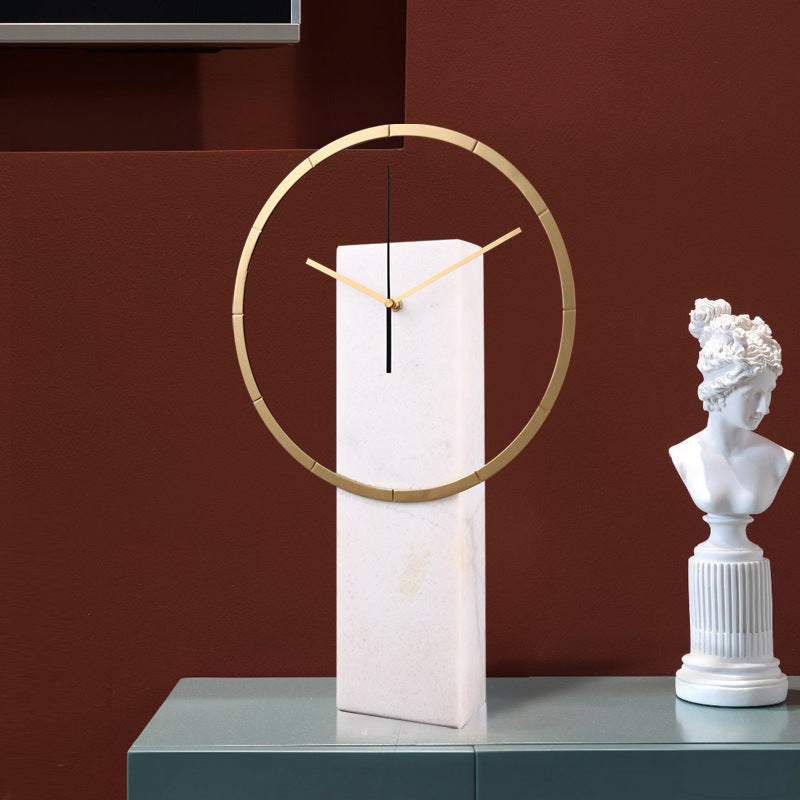 Living Room TV Cabinet Pendulum Desk Clock