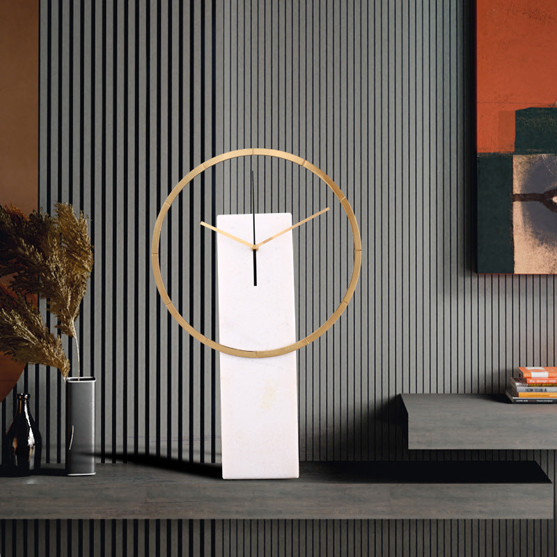 Living Room TV Cabinet Pendulum Desk Clock