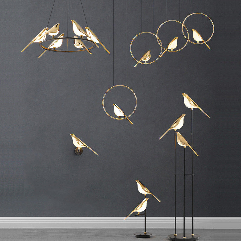 Modern LED Magpie Wall Lamp for Home