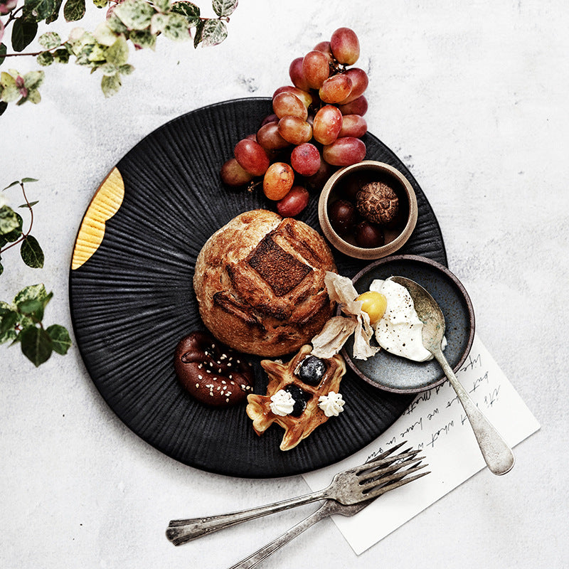 Wujin Moyu Creative Ceramic Dinner Plate Set