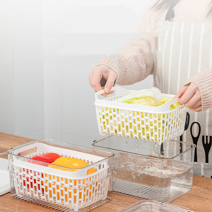 Refrigerator Freezer Storage Box with Lid