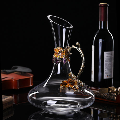 Crystal Red Wine Glass Decanter Set