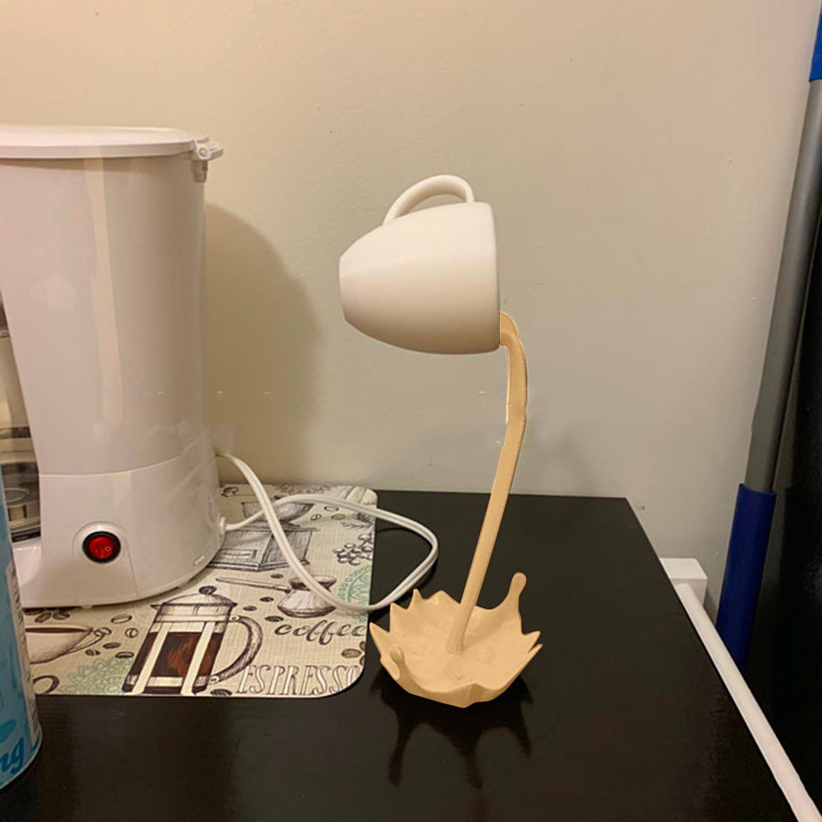Floating Coffee Cup Creative Kitchen Ornament