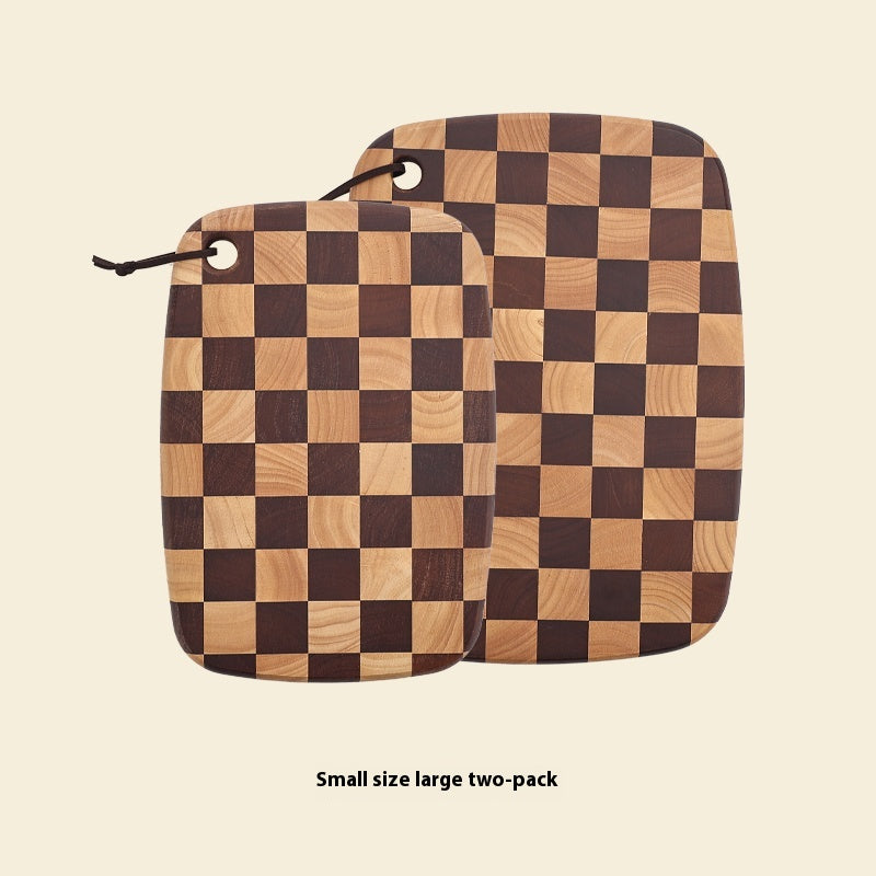 Acacia Wood Grid Cutting Board
