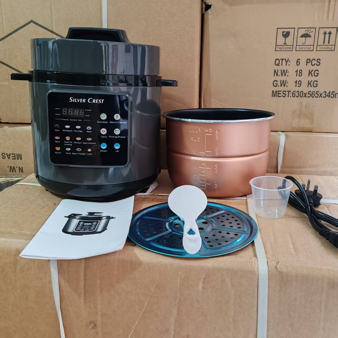 6L Multifunctional Electric Pressure Cooker