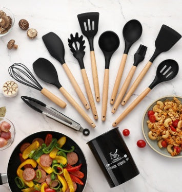 Heat-Resistant Silicone Cooking Utensil Set