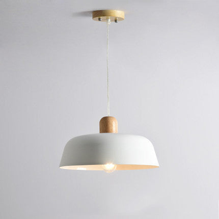 Nordic Wooden Round Pendant Ceiling Light