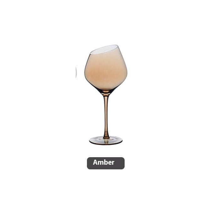 Beveled Crystal Red Wine & Champagne Glass
