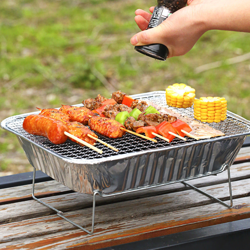 Portable Small Household Charcoal BBQ Grill