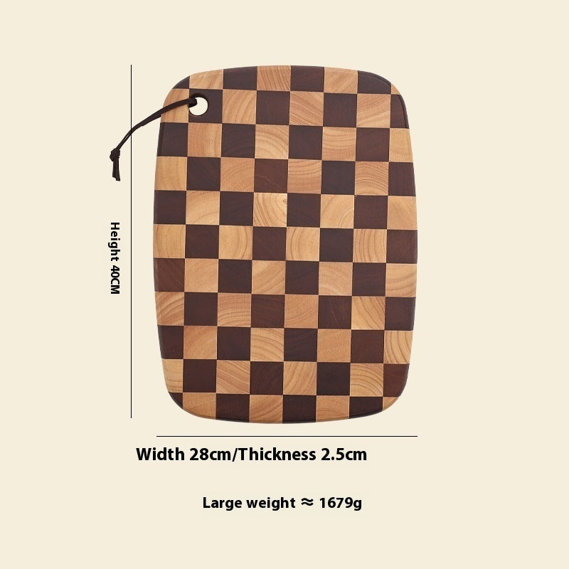 Acacia Wood Grid Cutting Board