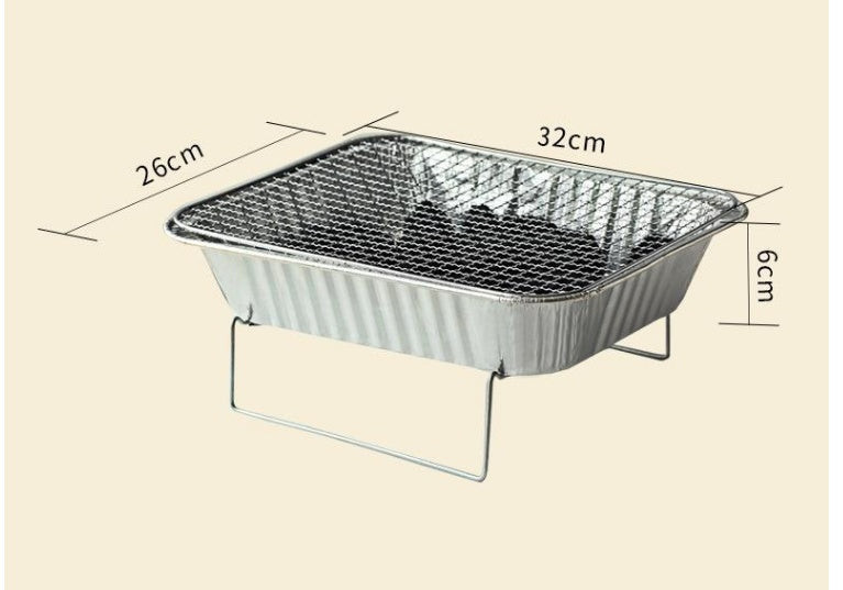 Portable Small Household Charcoal BBQ Grill