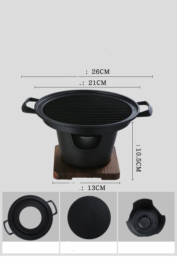 Non-Stick Small Indoor BBQ Grill