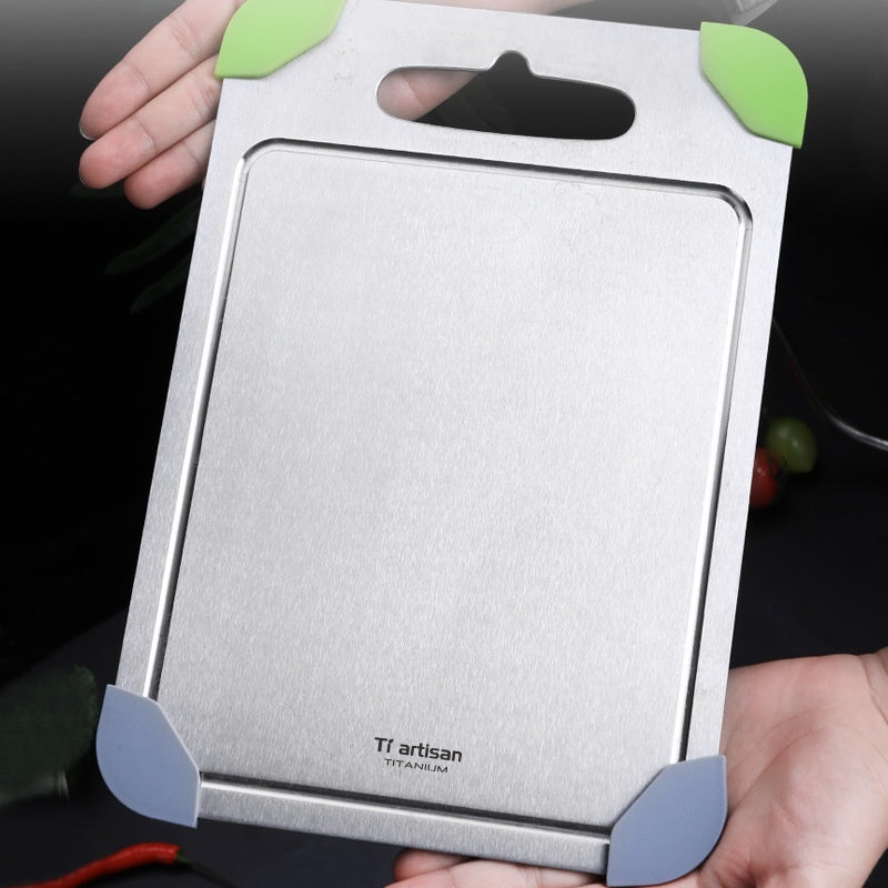 Thickened Titanium Cutting Board with Groove
