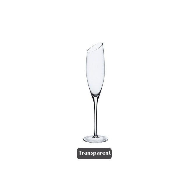 Beveled Crystal Red Wine & Champagne Glass