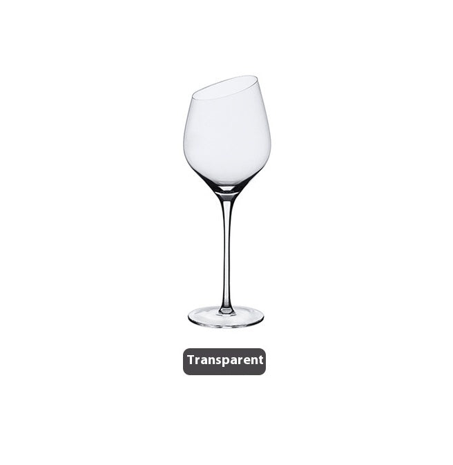Beveled Crystal Red Wine & Champagne Glass
