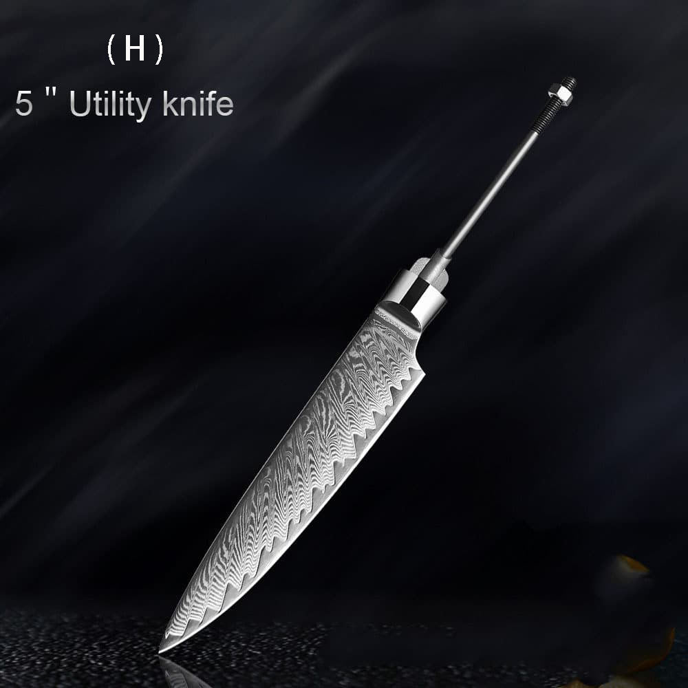 High-Hardness Damascus Kitchen Knife