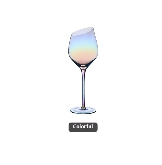 Beveled Crystal Red Wine & Champagne Glass