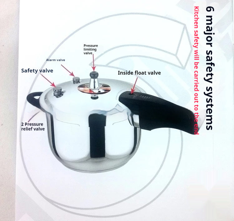 304 Stainless Steel High Pressure Cooker Pot