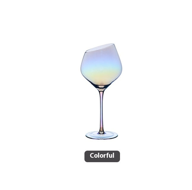 Beveled Crystal Red Wine & Champagne Glass