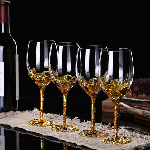Crystal Red Wine Glass Decanter Set