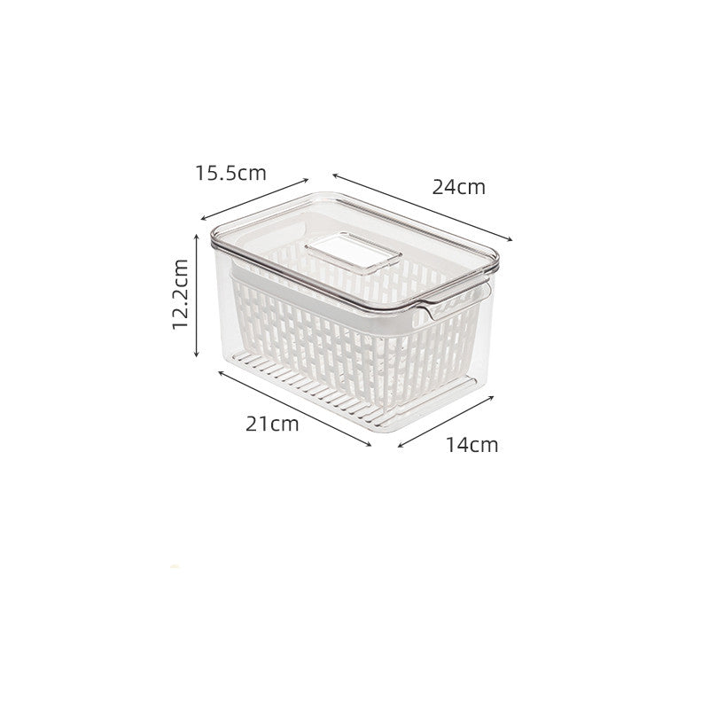 Refrigerator Freezer Storage Box with Lid