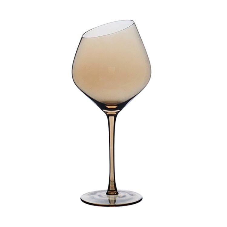 Beveled Crystal Red Wine & Champagne Glass