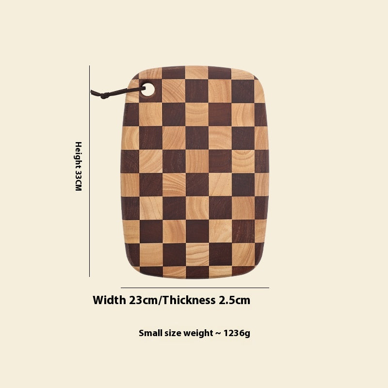 Acacia Wood Grid Cutting Board