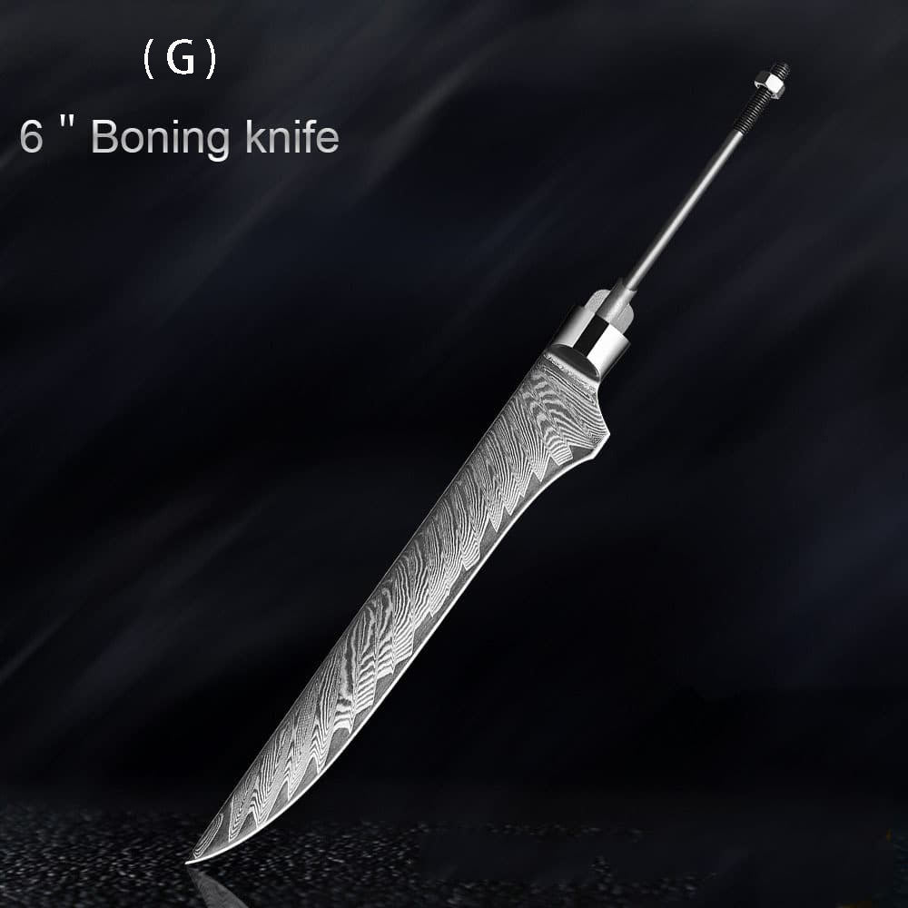 High-Hardness Damascus Kitchen Knife