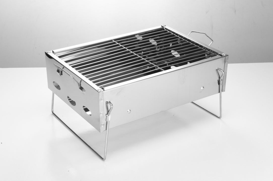 Portable Stainless Steel Charcoal BBQ Grill