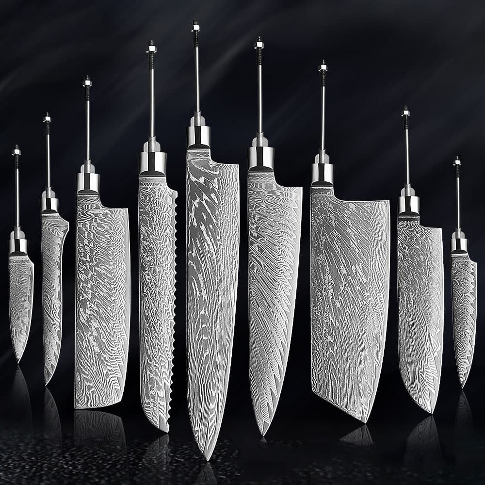 High-Hardness Damascus Kitchen Knife