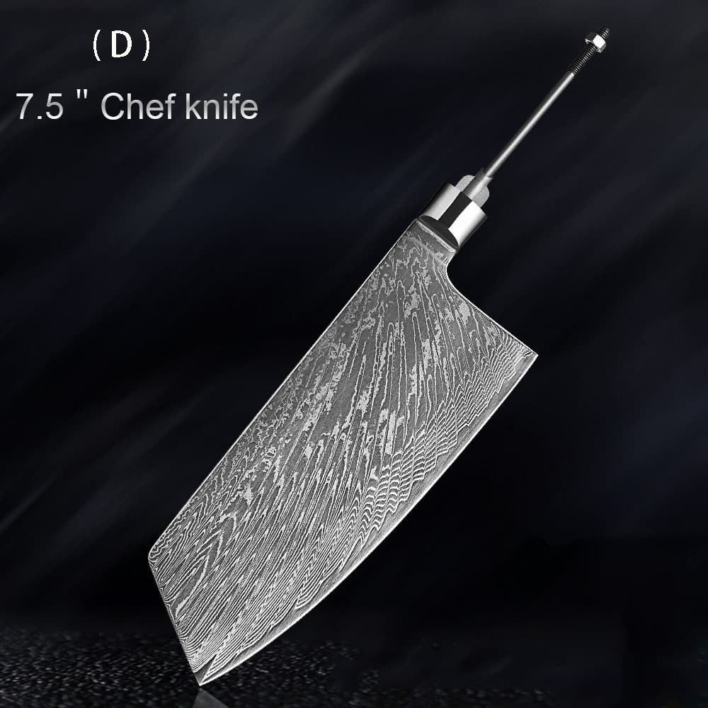 High-Hardness Damascus Kitchen Knife