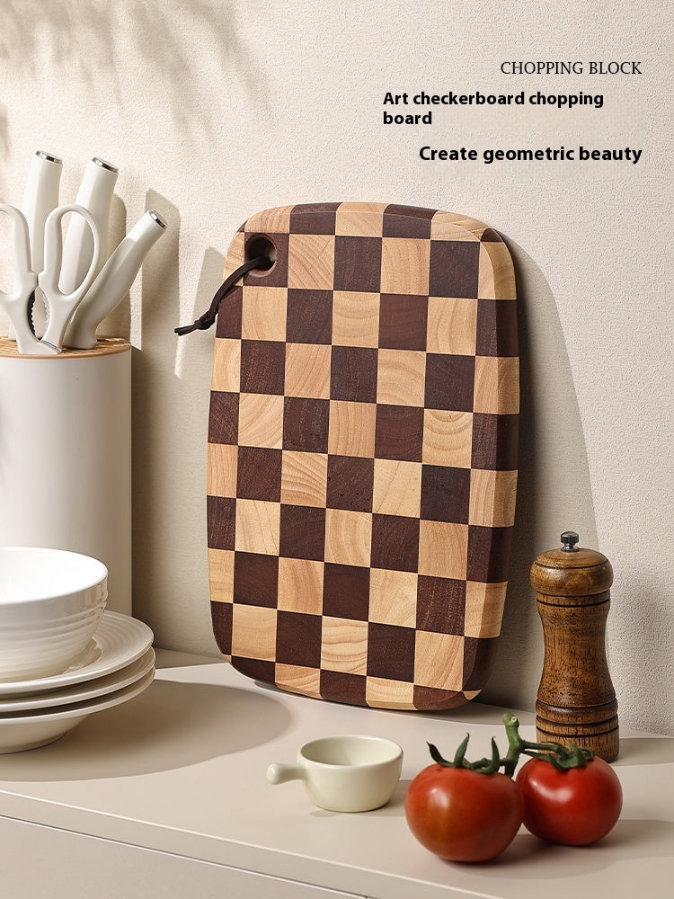 Acacia Wood Grid Cutting Board