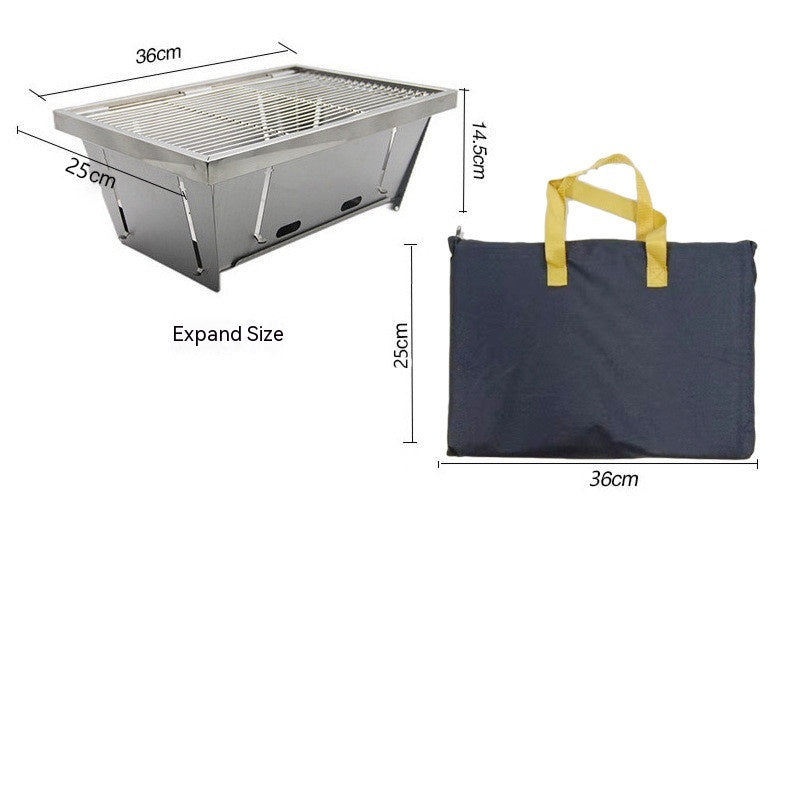 Small Outdoor Folding BBQ Grill
