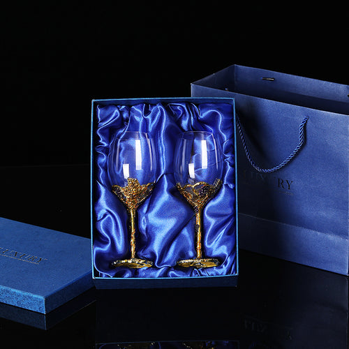 Crystal Red Wine Glass Decanter Set