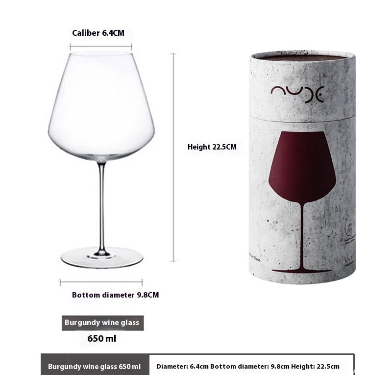 Ultra-Thin European Crystal Red Wine Glass