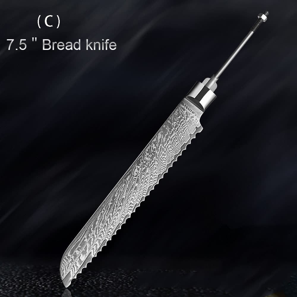 High-Hardness Damascus Kitchen Knife